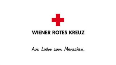 Am Bild sehen Sie das Logo vom Wiener Roten Kreuz.